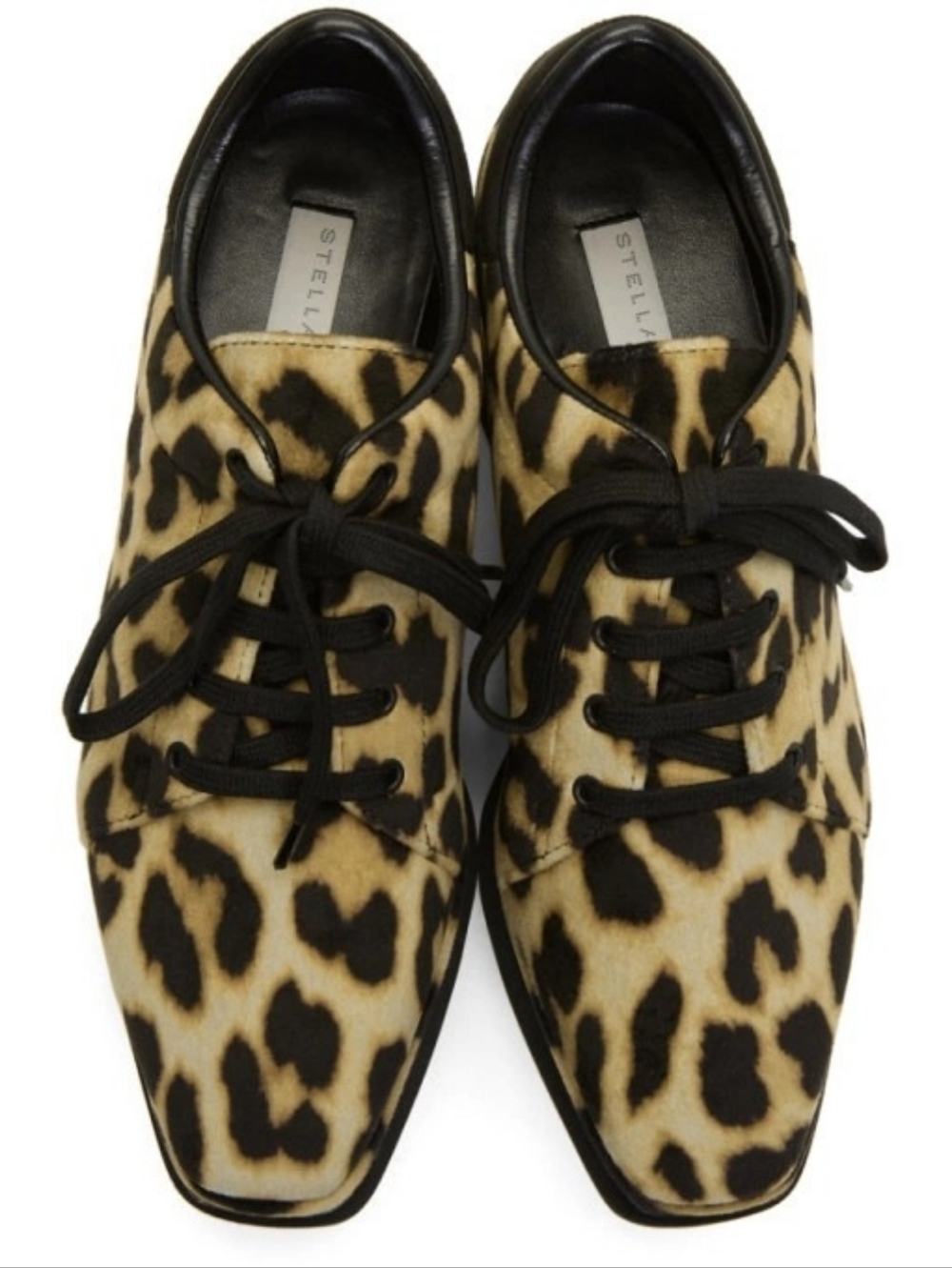 GUC Stella McCartney Elyse Leopard Sneakers Size 41 - Picture 3 of 13
